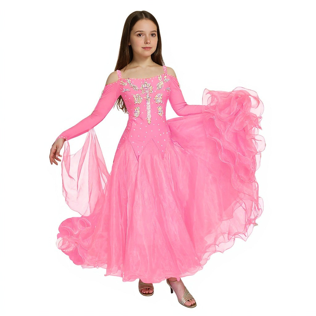ballroom standard dress girls ballroom competition dress children