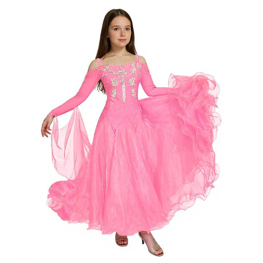ballroom standard dress girls ballroom competition dress children
