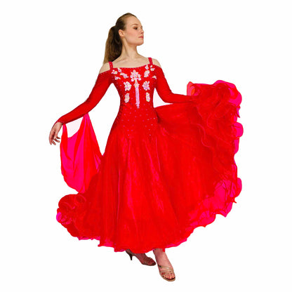 Ballroom Dance Dress for Teens - Ballroom Competition Dress for Juniors